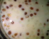 A picture of step 5 of Sabudana kheer.