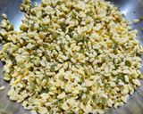 A picture of step 1 of Moong dal Dhokla.