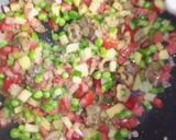 A picture of step 4 of Desi Style Vegetable Fried Rice 🍛🍚💛💚❤.