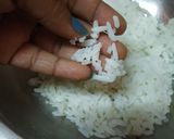 A picture of step 1 of Poha sabhudana bonda.