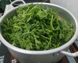 Hình bước làm 5 của món Canh rau tần ô thịt băm