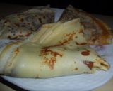Foto del paso 8 de la receta: Panqueques acaramelados con dulce de leche y crema chantilly