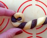 Une image de l'étape 3 de Biscuits vanille cacao.