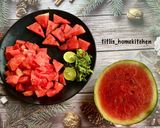 A picture of step 1 of Watermelon Fiesta.