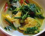 Foto langkah ke 6 dari resep Patin Kemangi Kuah Kuning.