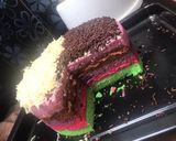 Foto langkah ke 7 dari resep Rainbow cake 4 telur (no oven).
