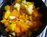 Foto del paso 2 de la receta: Mermelada multifrutas, naranja, pera, manzana, mandarina sin azúcar