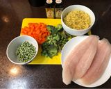 A picture of step 1 of White fish kedgeree.