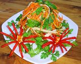Hình bước làm 4 của món Gỏi cà rốt