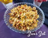 A picture of step 5 of Vegetables and Chicken Pasta.
