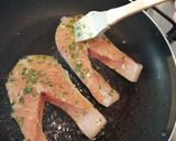 A picture of step 2 of Lemon and Garlic Salmon Steaks.