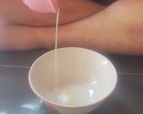 รูปขั้นตอนการทำที่ 2 ของ มะม่วงผัดไข่ไก่ คู่กับไก่ย่าง และตะวันนา สาหร่ายทรงเครื่อง