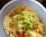 A picture of step 1 of Masala Chilla.