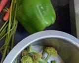 A picture of step 2 of Broccoli Pasta salad.