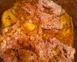 A picture of step 2 of Bheja fry.