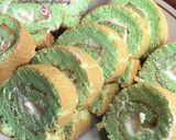 Foto langkah ke 5 dari resep Bolu gulung matcha.