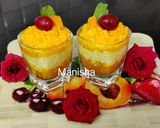 A picture of step 15 of Mango Kalakand Shots.