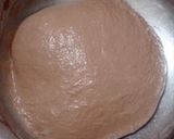 Foto langkah ke 5 dari resep Orange Peel Double Choco Sourdough Bread 72% (Open Bake Method).