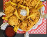 صورة لخطوة 5 من وصفة كنتاكي🍗 دجاج منزلي ولا أطيب