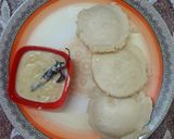 A picture of step 3 of Urad dal idli.