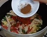 A picture of step 3 of Asian Chicken Fried Rice.