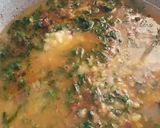 A picture of step 4 of Lehsuni dal palak.