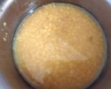 A picture of step 1 of Moong dal- Moong dal with clove and green chilli.