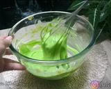 Foto langkah ke 2 dari resep Resep Pandan Sponge Cake (Selembut kapas).