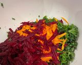 A picture of step 3 of Rainbow salad 🌈.
