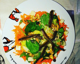 Foto del paso 3 de la receta: Ensalada verde a mi manera con emulsión de aceite y vinagre