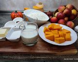 Foto del paso 1 de la receta: Bollos de calabaza rellenos de cabello de Ángel para Halloween