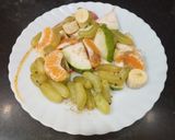 A picture of step 5 of Grapes & Fruits Salad.