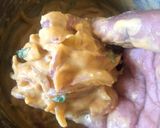 A picture of step 4 of Onion Bonda.