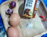 Gambar langkah 1 resipi Telur Goreng Asam Jawa.