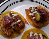 Foto del paso 13 de la receta: Tacos🌮 de calabacín y berenjena empanizados🌮