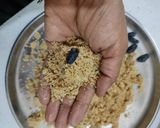 A picture of step 4 of Protein rich roasted sunflower seeds laddu.