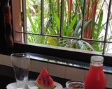 A picture of step 1 of Watermelon Mojito.