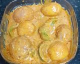 A picture of step 3 of Tandoori aloo - pyaaz subji.