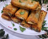 عکس مرحله 11 از دستور اسپرینگ رول اسفناج 😋