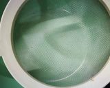 A picture of step 8 of Qamar Al din orange juice.