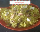 A picture of step 6 of Kesari Sweet Pulao.