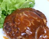 รูปขั้นตอนการทำที่ 4 ของ แฮมเบิร์กเนื้อสับ ซอสเดมิกา สไตล์ญี่ปุ่น