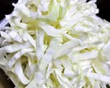 Hình bước làm 1 của món Bắp Cải Xào Chay