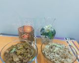 A picture of step 5 of Chicken egg fried rice.