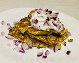 Keto cukkini tócsni sajttal recept fázis 4 fotója