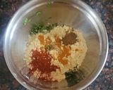 A picture of step 3 of Coriander Pakora.