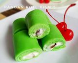 Foto langkah ke 5 dari resep Pandan Roll Kismis.