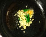 A picture of step 3 of Matar Palak Paneer.