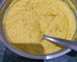 A picture of step 1 of Moong dal fritters.