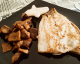 Foto del paso 7 de la receta: Dorada a la plancha con boletus al wok y mayonesa de yakiniku